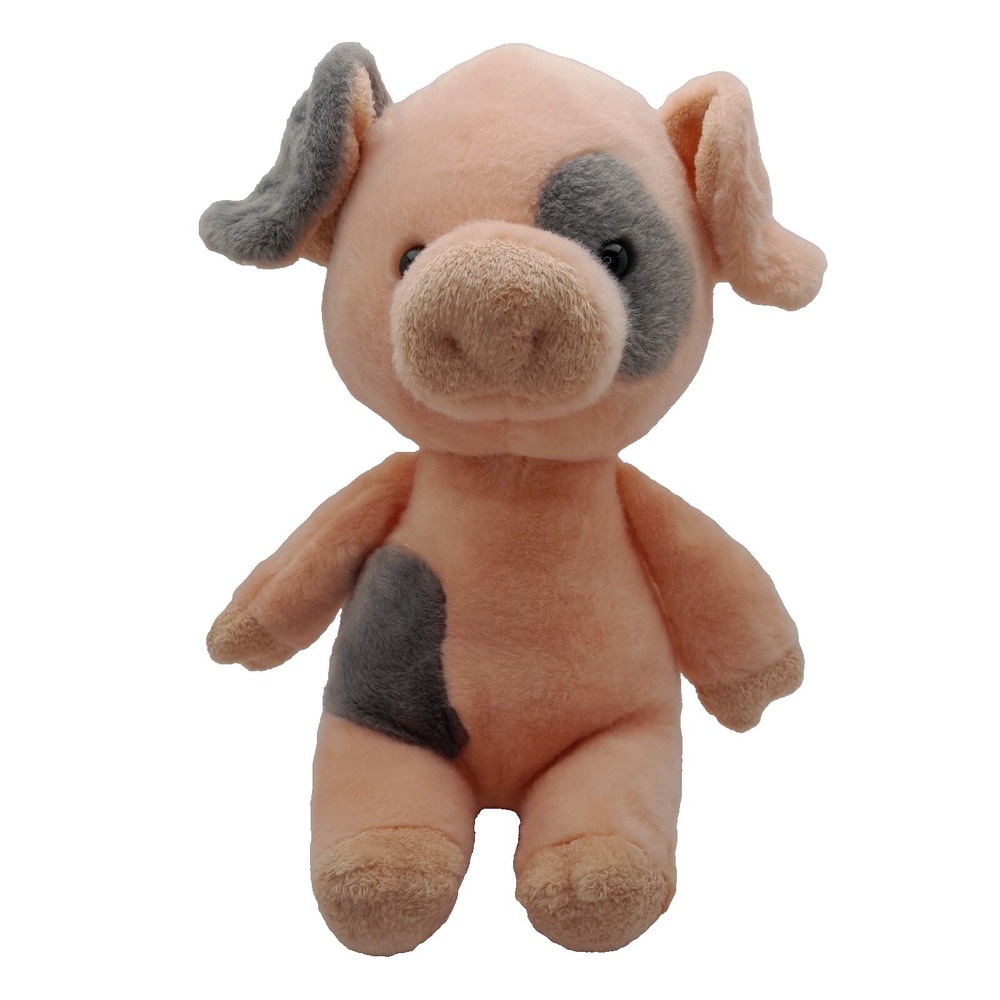 Aurora Oink Spotted Pig Piglet Piggy Plush 11 inch Stuffed Animal Toy Pink Soft